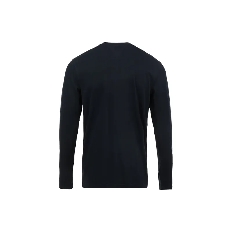HUGO BOSS Contrast Logo Long Sleeved T Shirt-1
