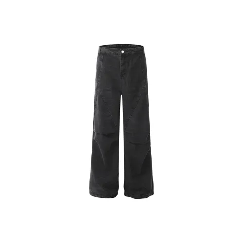 COOLALPACA Jeans Unisex Black Gray