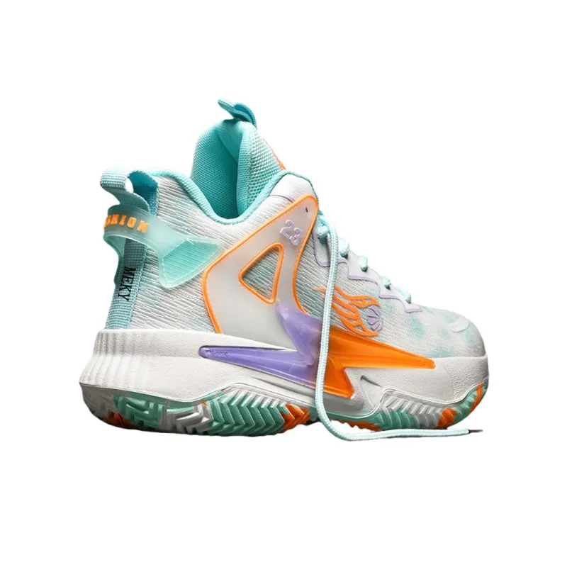 MEKY Cushioning Rebound Height Increasing Abrasion Resistant Breathable Slip Resistant Low Top Basketball Shoes Unisex-8
