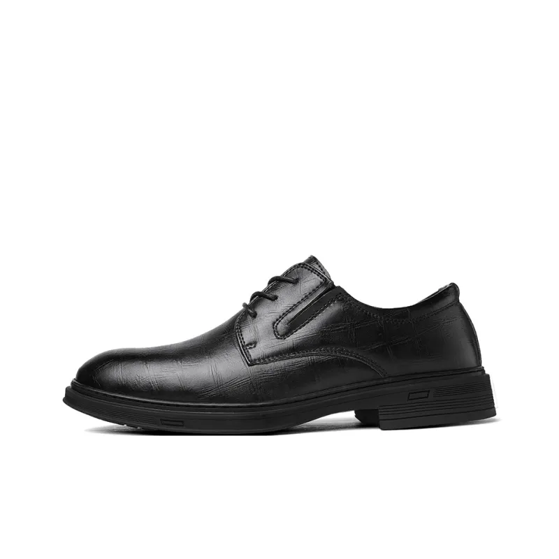 King Jinmai Dress Shoes Men's Black-2