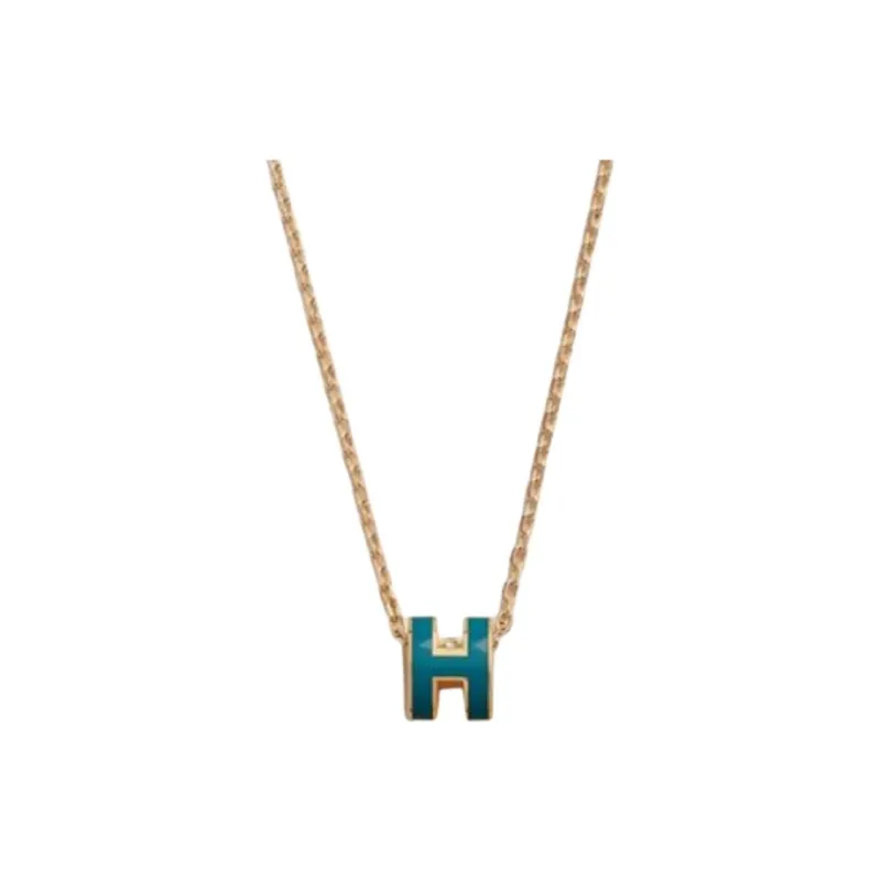 HERMES Mini Pop H Pendant Gold tone-1