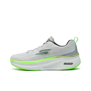 Skechers D'LITE ULTRA Slip Resistant And Breathable Low Top Casual Shoes Men's White Gray