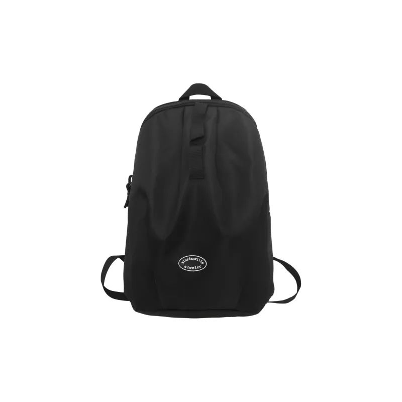 OURFUN Canvas Backpack Unisex White/Ecru/Gray/Black-7
