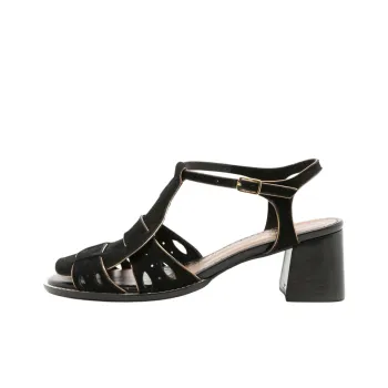 Sarah Chofakian Bastien Strap Sandals 5cm Women's Black
