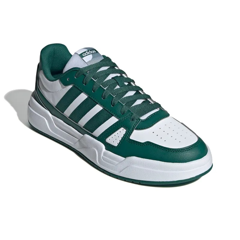 Adidas LITE BALLER Slip Resistant And Breathable Low Top Skateboard Shoes Men's Green White-2