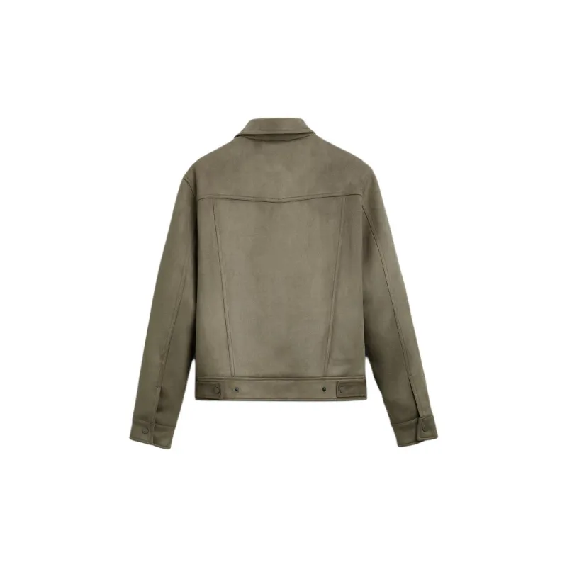 ZARA Jackets Coats Men's Dark Beige-1