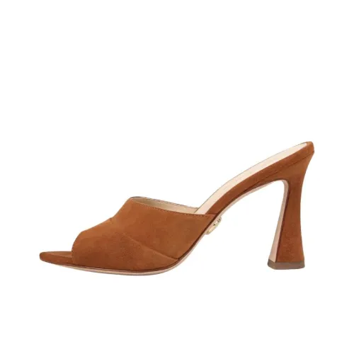 VERONICA BEARD Slide Slippers 8.9cm Women's Caramel