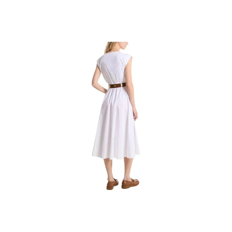 MICHAEL KORS SS24 Sleeveless Dress Women's White-1