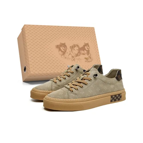 SEPTWOLVES Skateboard Shoes Men Low-Top