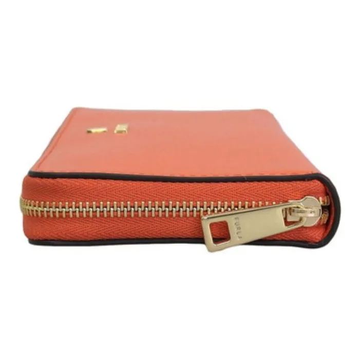 Furla Leather Wallet Women's Orange-3