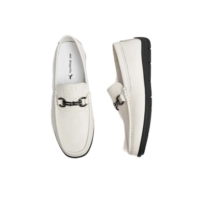 RED DRAGONFLY Loafers Men Black/White-7