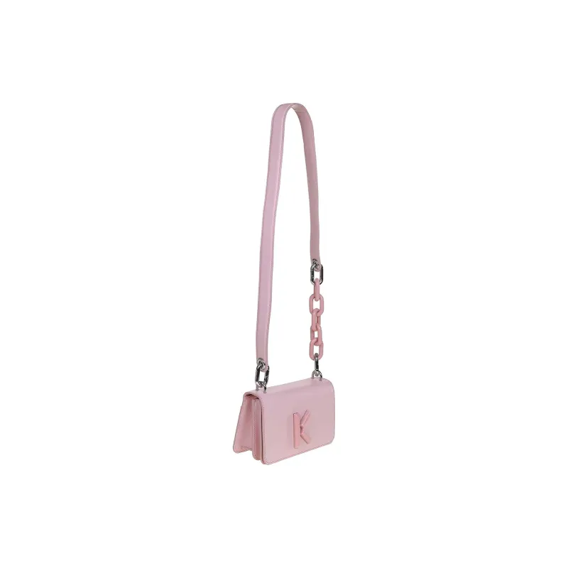 KENZO Cow Leather Shoulder Bag Crossbody Bag Women's Pink-1