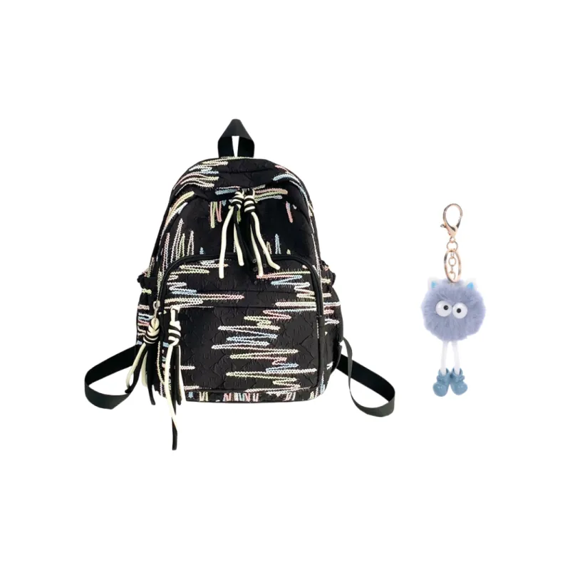 KAMLUI Nylon Fabric Backpacks Backpack Small Size Unisex Multicolor-9