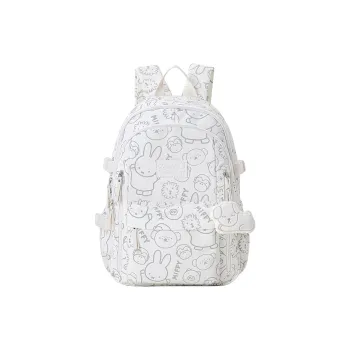 Miffy Fabric Backpack Women's White/White Blue