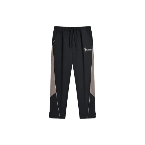 XTEP Casual Pants Men's .Imgur.com Jet Black/Thunderstorm Gray