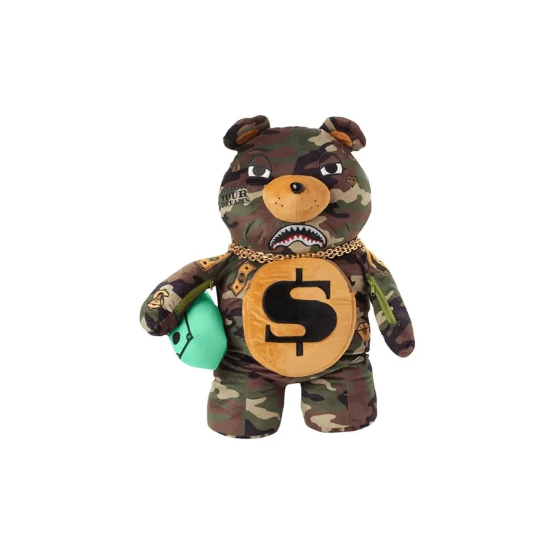 SPRAYGROUND Polyester Backpack Small Size Unisex Army Green-1