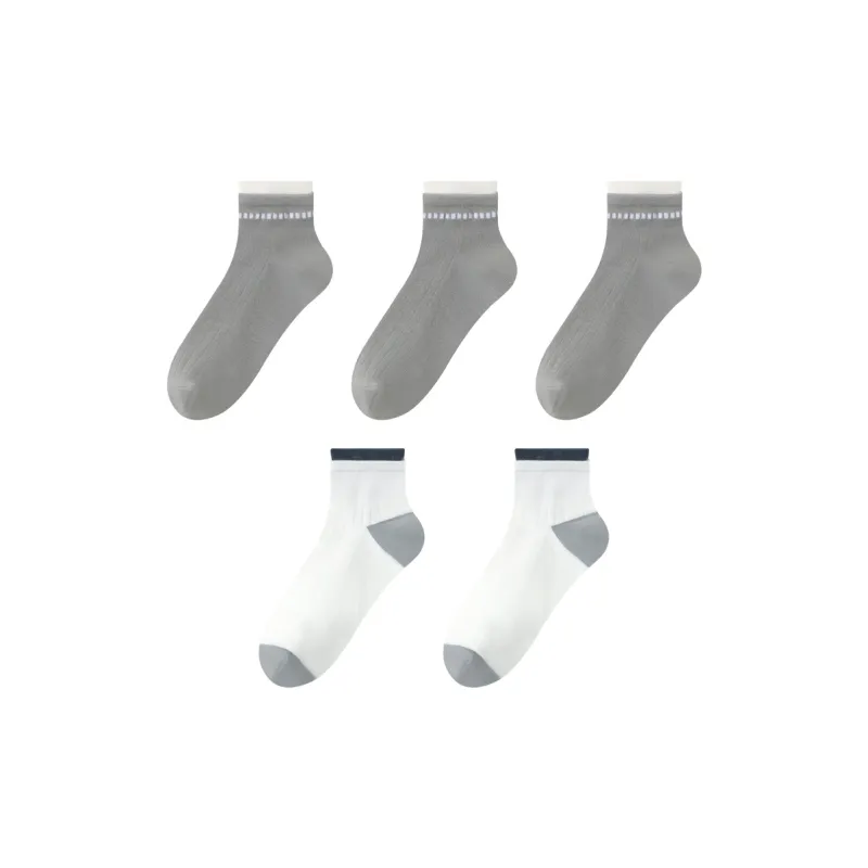 MIIOW Mid Calf Socks Men's 5 Pack-11