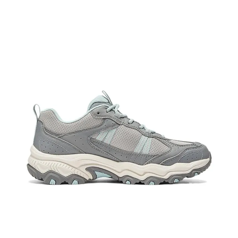 Skechers OUTDOOR Anti Slip Wear Resistant Low Top Chunky Sneakers Women's Gray-1