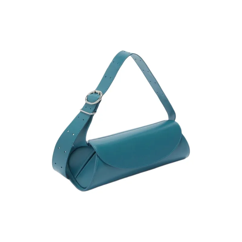 JIL SANDER Cannolo Logo Embossed Small Tote Bag-1