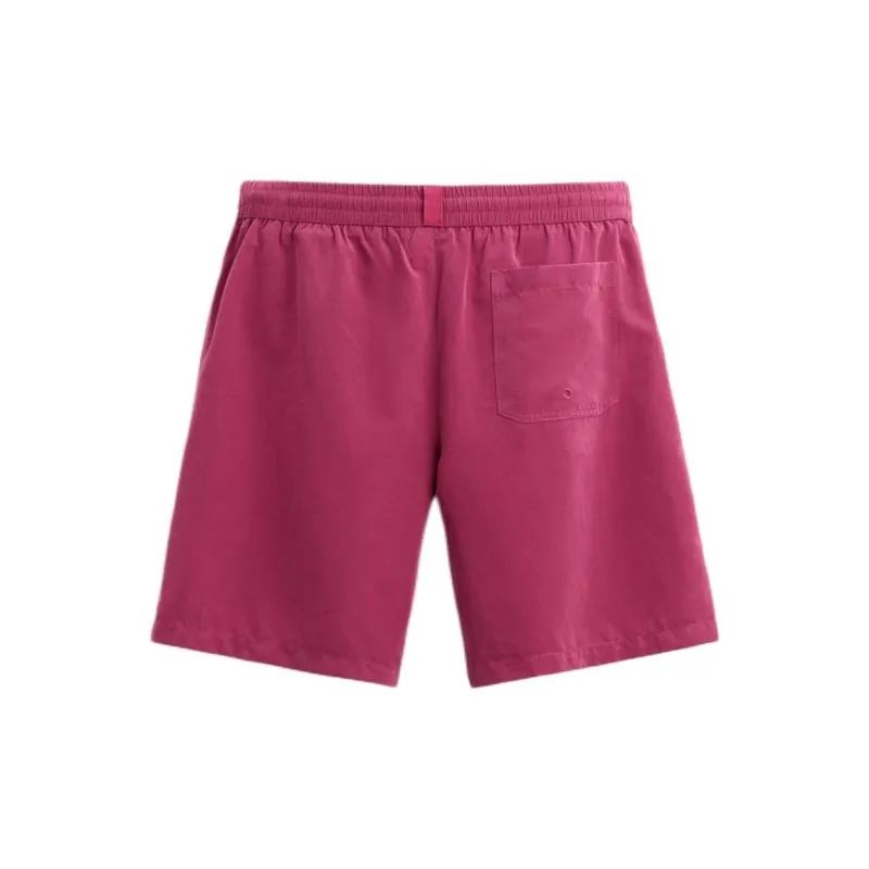 ZARA Swimming Shorts Men's Dark Purple Red-1