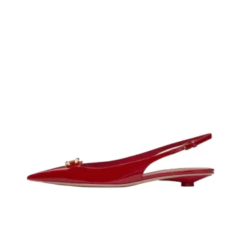 Valentino VLogo Signature Pointed Toe Ballerina Shoes Women's