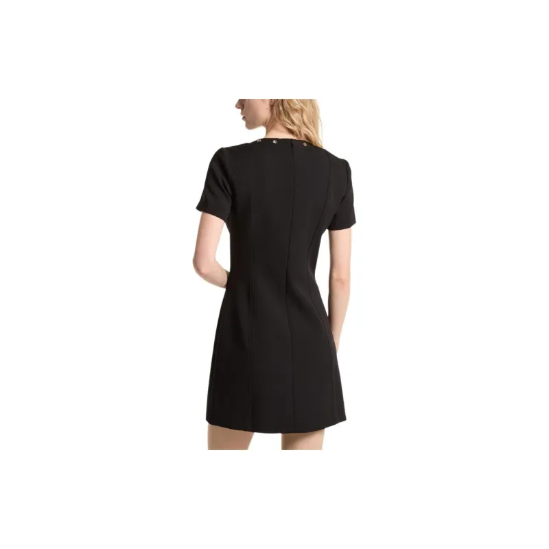 MICHAEL KORS Stretch Crepe Lace Up Dress-2