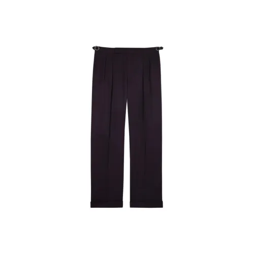 Paul Smith Suit Trousers Men Dark Purple