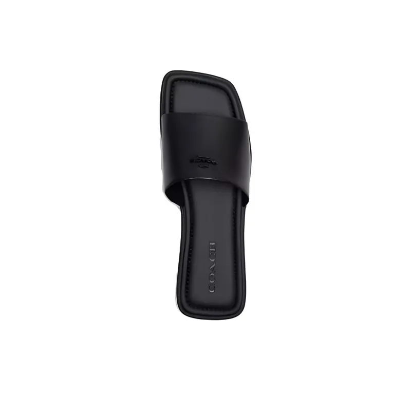 COACH Slide Slippers Women's Black-4