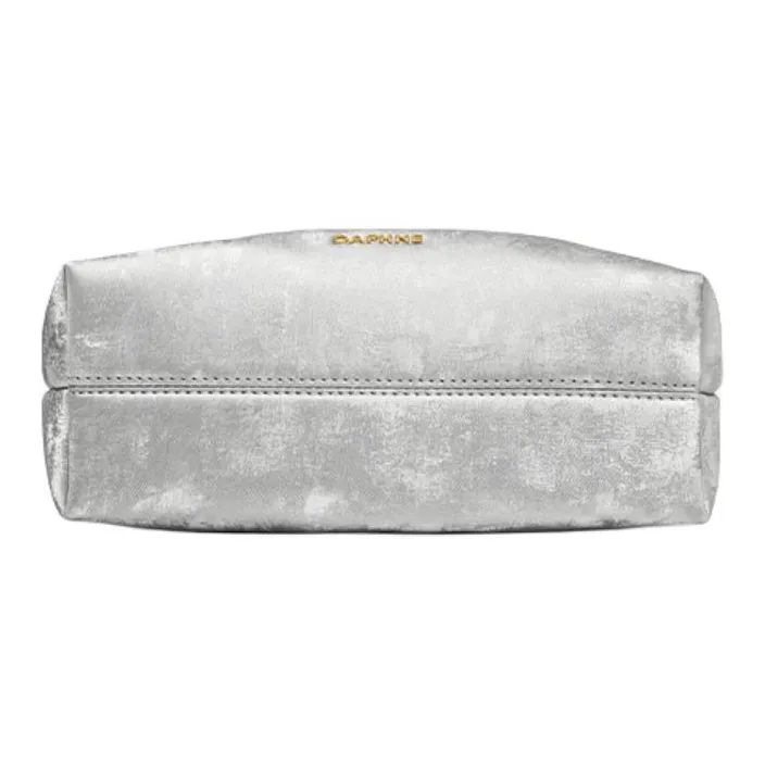 DAPHNE Pu Handbag, Shoulder Bag Women's Ecru/Silver/Green-9
