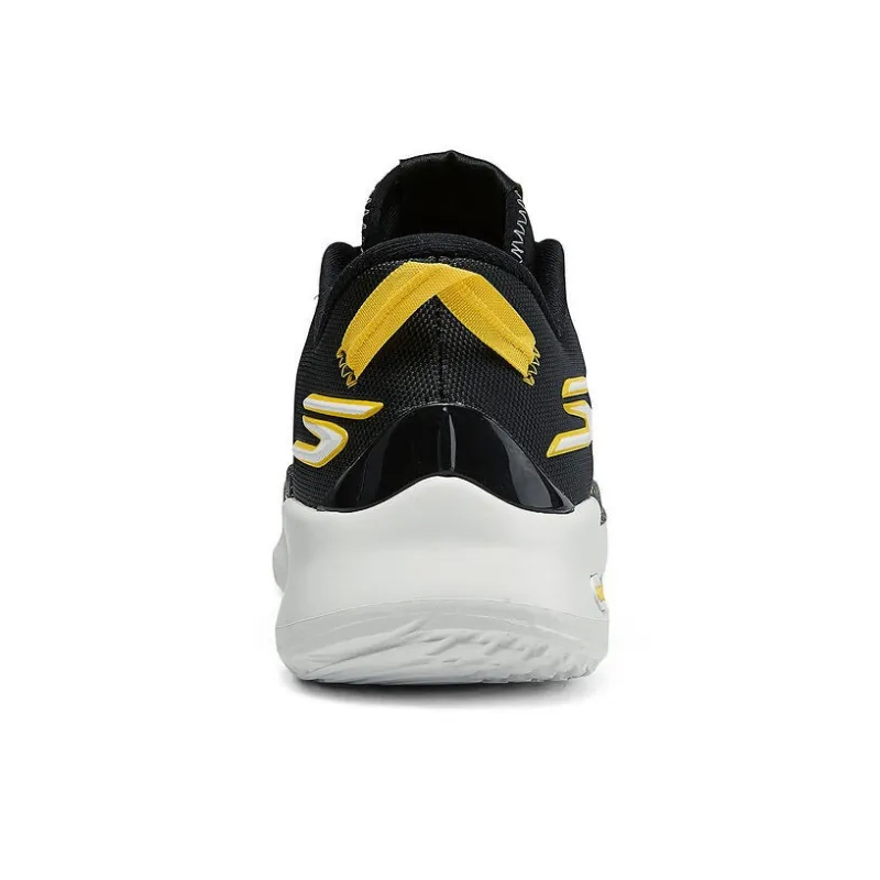 Skechers SKX RESAGRIP Anti Slip Wear Resistant Low Top Training Running Shoes Men's Black Yellow-3