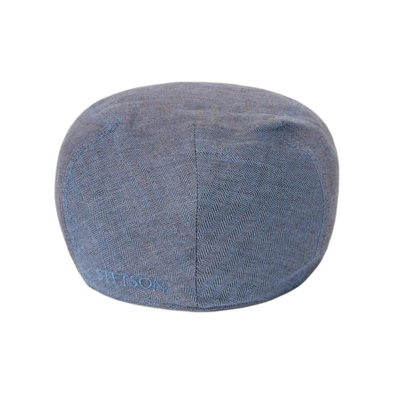 STETSON Linen Cotton Polyester Blend Berets Unisex Blue-2