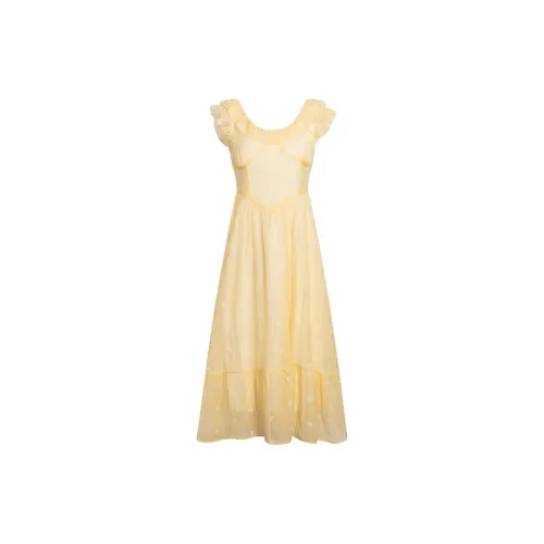 SKYA Short-Sleeved Dresses Women's Yellow