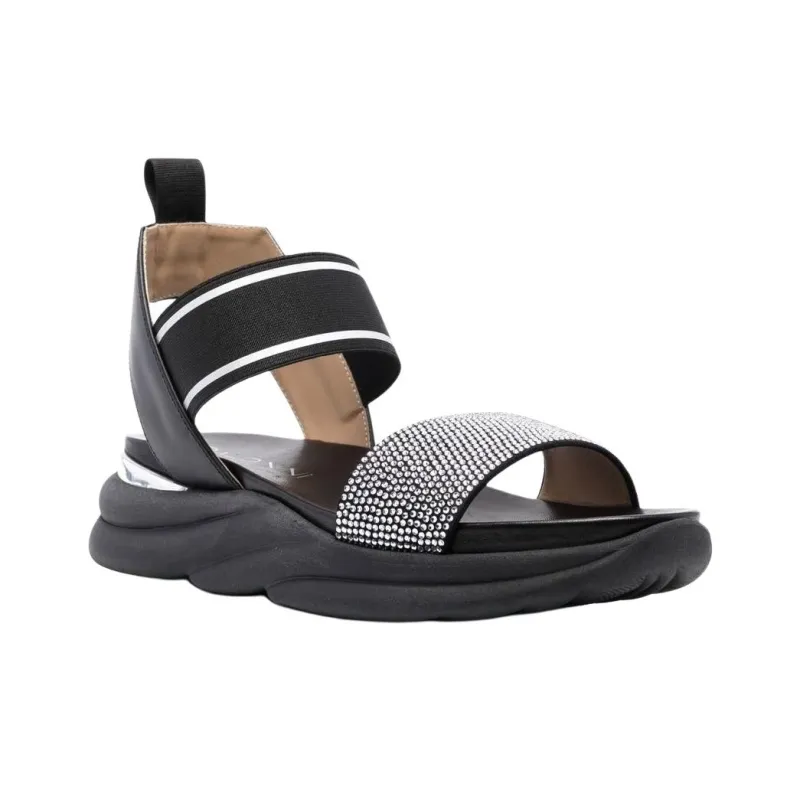 Baldinini One Strap Sandals 4.5cm Women's Black-2