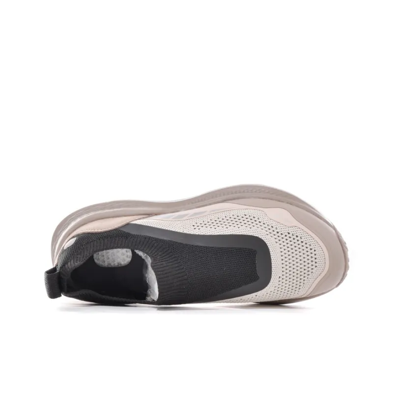 TREEPERI Balance Impact Resistant Low Top Running Shoes Unisex Black Sand Gray-3