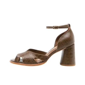 Sarah Chofakian Lucie Strap Sandals Women's Umber