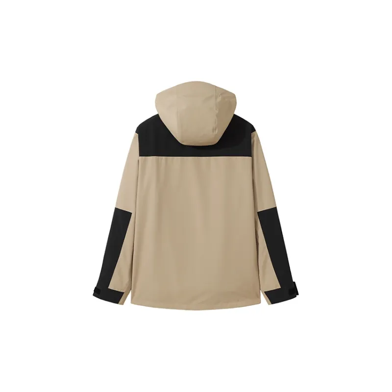 PIONEER CAMP Water Resistant Windproof Breathable Single Layer Hard Shell Windbreaker Jacket Unisex-3