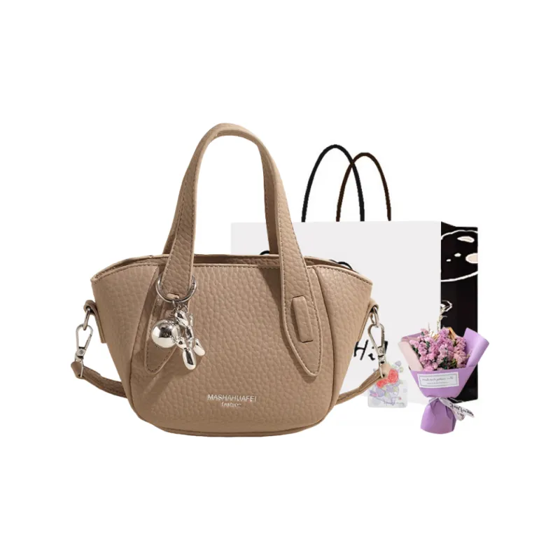 NX DOUGHNUT PU Shoulder Bag, Crossbody Bag, Handbag Regular Women's Ecru/Khaki/Black-27