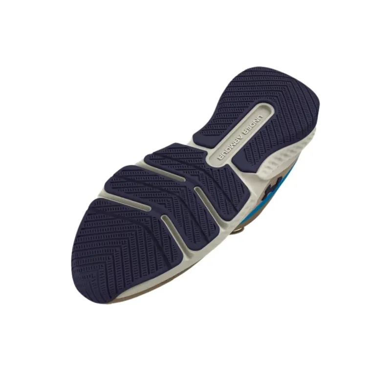 Under Armour Dynamic Breathable Slip-Resistant Low-Top Training Shoes Men's Brown Blue-4