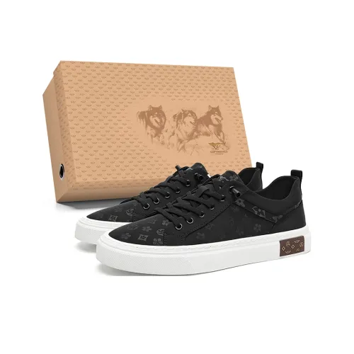 SEPTWOLVES Skateboard Shoes Men Low-Top