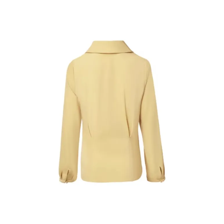 HDFULERN Shirts Women's Yellow-1