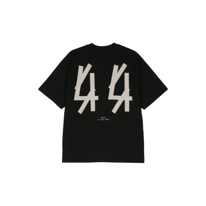 44 Label Group Classic Logo embroidered Cotton T shirt-1