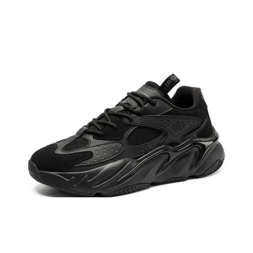 DEFINE CHOICE Anti Slip And Wear Resistant Height Increasing Low Top Chunky Sneakers Men's