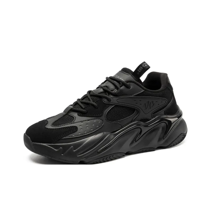 DEFINE CHOICE Anti Slip And Wear Resistant Height Increasing Low Top Chunky Sneakers Men's-0