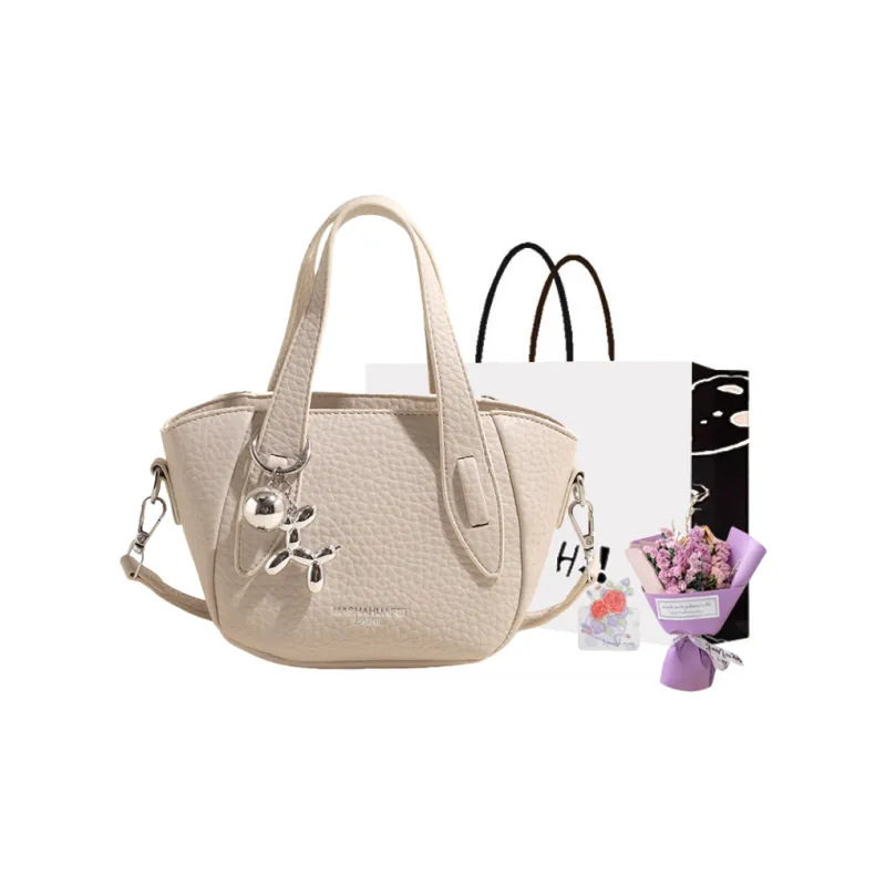 NX DOUGHNUT PU Shoulder Bag, Crossbody Bag, Handbag Regular Women's Ecru/Khaki/Black-21