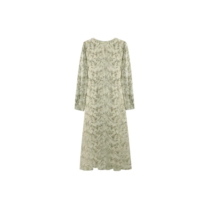 THE SEA LIFE Long Sleeved Dress Women's Moss Green-1