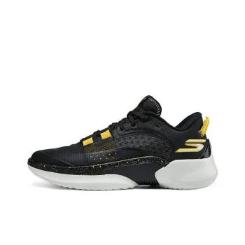 Skechers SKX RESAGRIP Anti-Slip Wear-Resistant Low-Top Training Running Shoes Men's Black Yellow