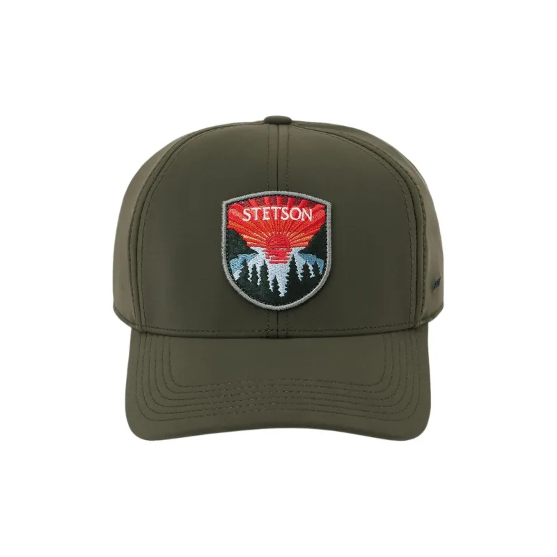 STETSON Cotton Baseball Caps Unisex Olive Green-1