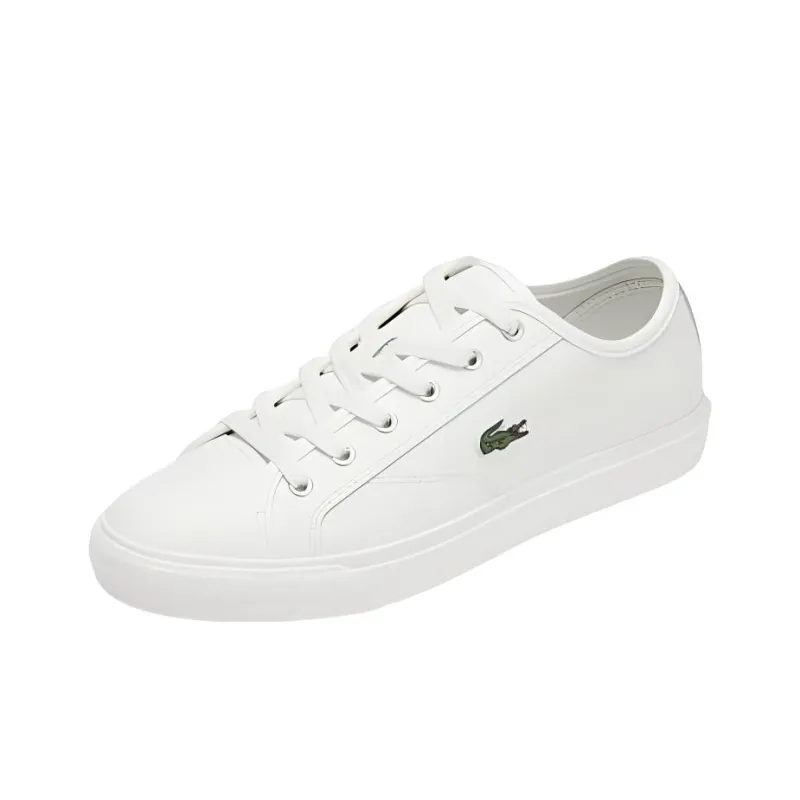 LACOSTE Skateboard Shoes Men's White-1