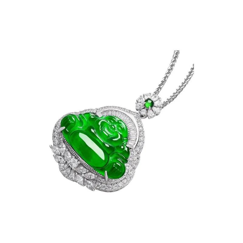 Purple Muli Ice Glutinous Necklace Pendant Women's-4