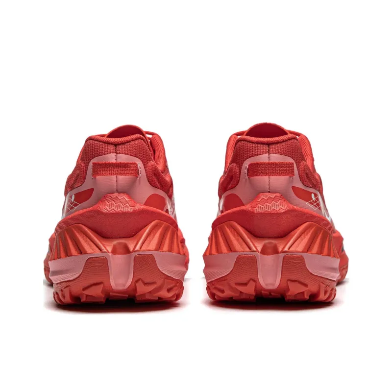 LINING Dilu Running Shoes Women's Low Top Red-5